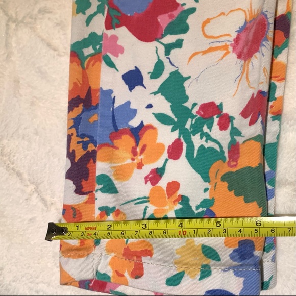 Flower Colorful white summer jeans - Picture 9 of 14